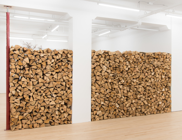 2017.05 Charles Harlan: Sailboat, Firewood, 2017 2017.05 Charles Harlan: Sailboat, Firewood, 2017