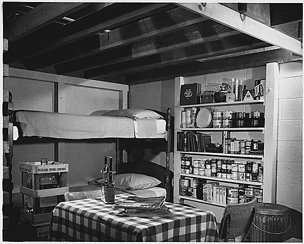 Photograph of fallout shelter