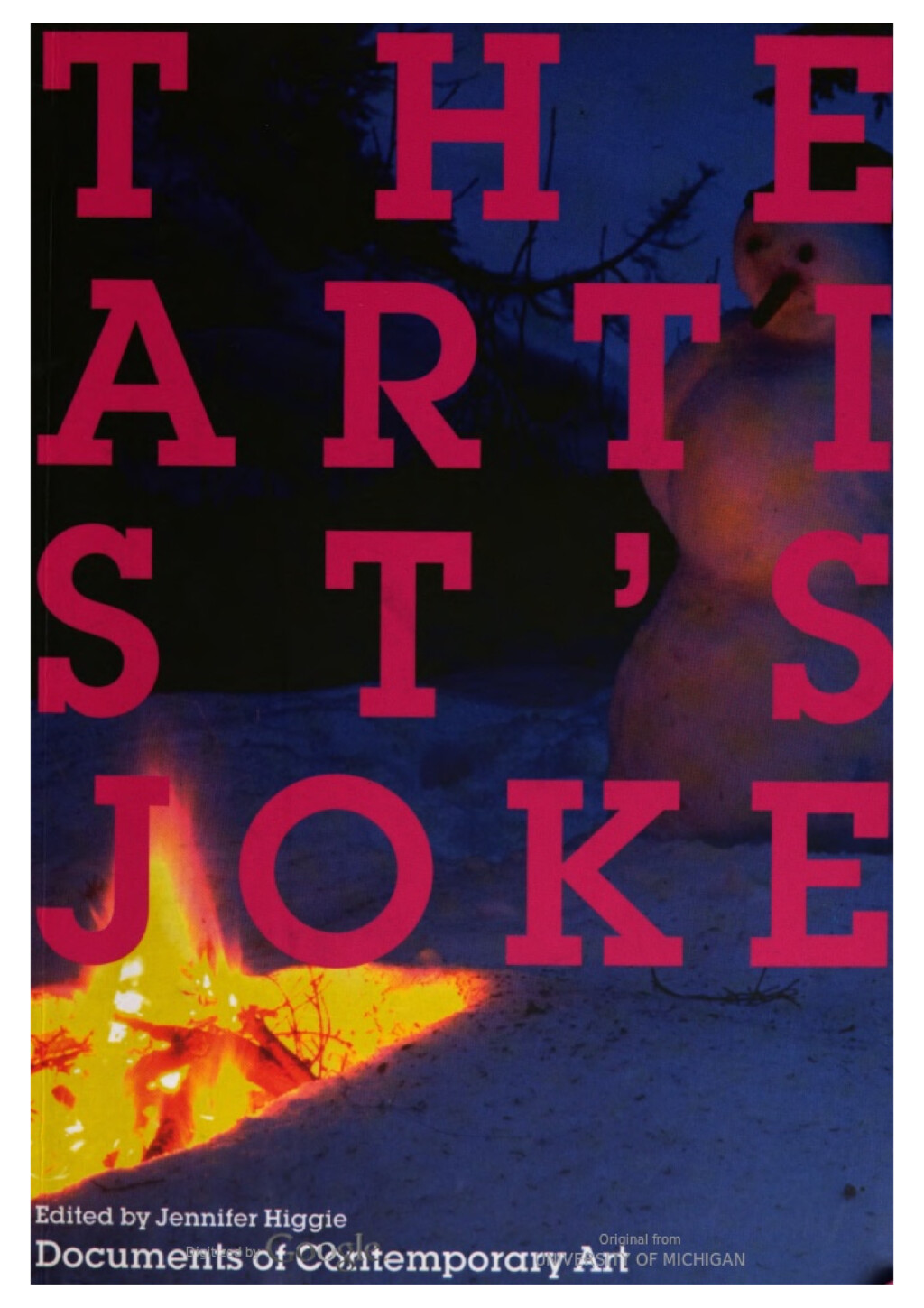 Artist's Joke by Jennifer Higgie (2007, Perfect) for sale
