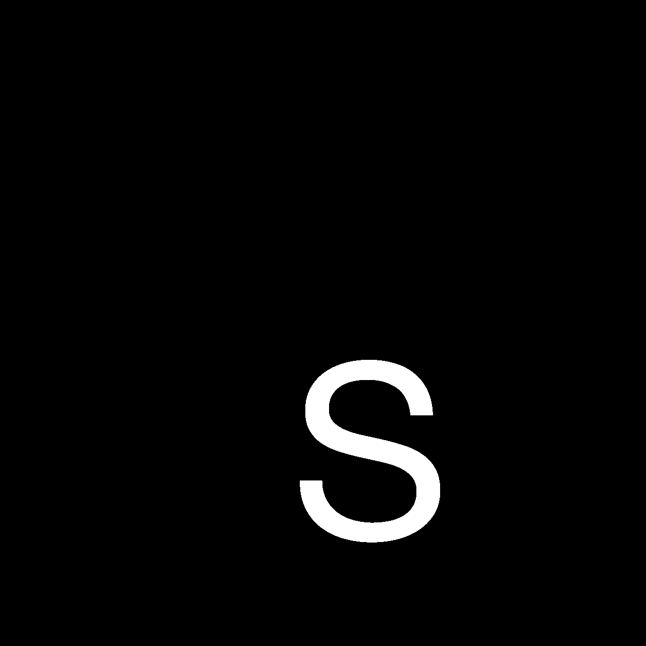 Spine Press - Type Plant - Letter S