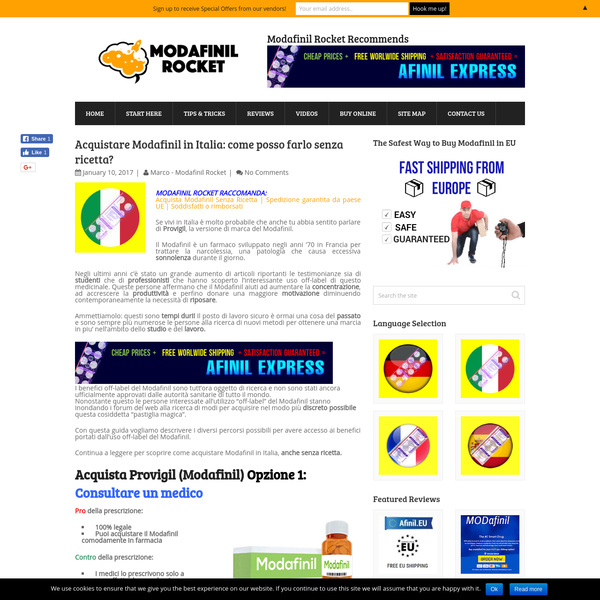 Modafinil italia online