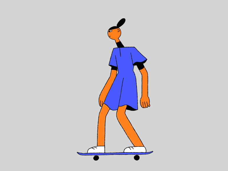 Skateboarder by Animade