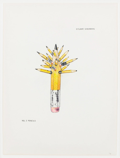 2013.06 Stuart Sherman : Proposed Sculptural Projects..., No. 2 Pencils, c.1985-1989 2013.06 Stuart Sherman : Proposed Sculptural Projects..., No. 2 Pencils, c.1985-1989
