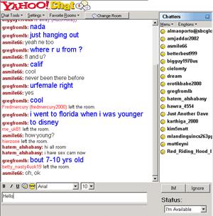 Yahoo Adult Chat Rooms