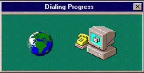 90's internet-dialup graphics