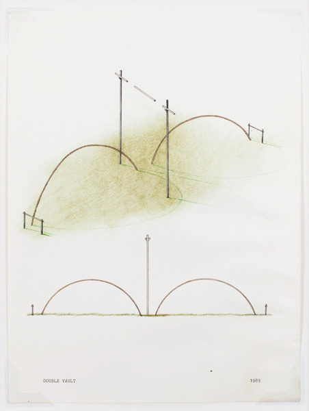 2013.06 Stuart Sherman : Proposed Sculptural Projects..., Double Vault, 1989 2013.06 Stuart Sherman : Proposed Sculptural Projects..., Double Vault, 1989