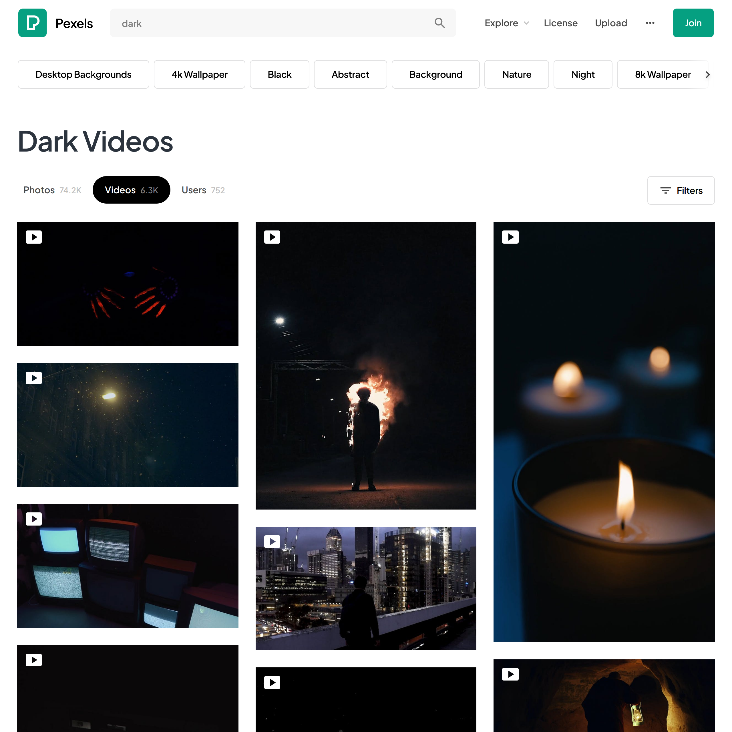 6,000+ Best Dark Videos · 100% Free Download · Pexels Stock Videos —