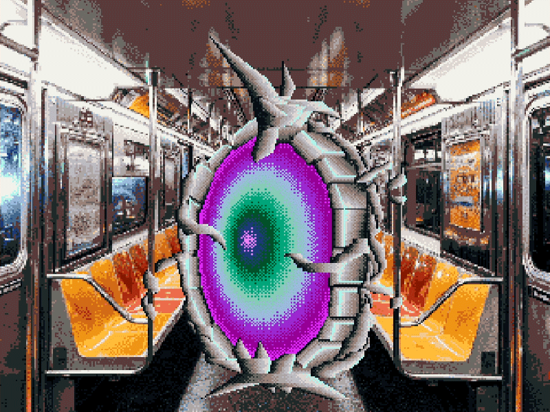 I Met a Portal on the Subway by Sabato Visconti