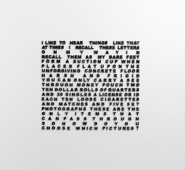2018.01 Sable Elyse Smith: CONDO London, Untitled, 2017 2018.01 Sable Elyse Smith: CONDO London, Untitled, 2017