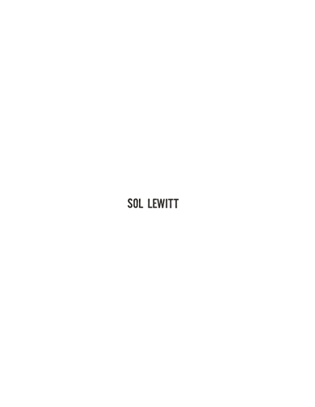 Sol LeWitt’s “Xerox Book” contribution (1968) 