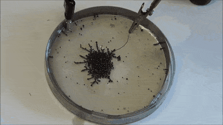 Self-Assembling Wires - GIF