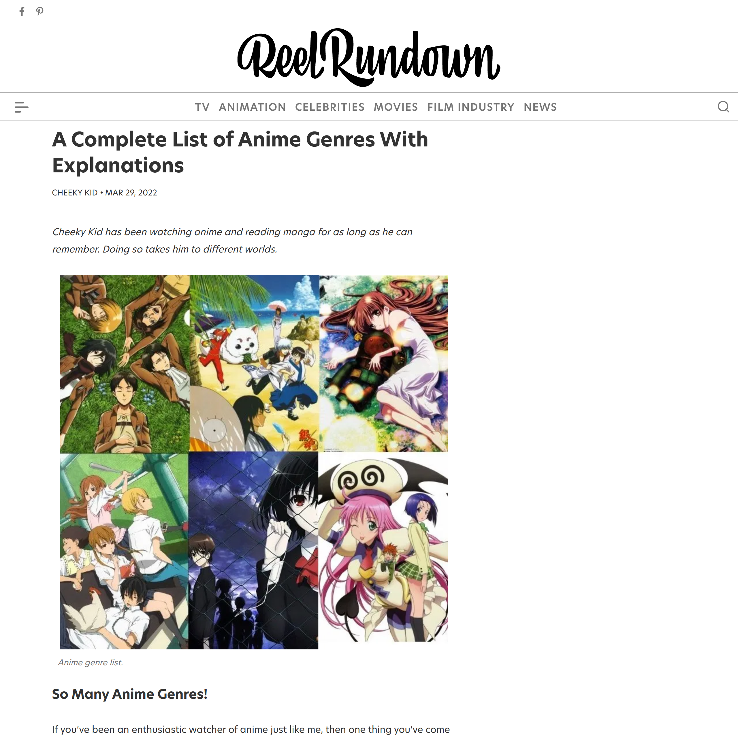 The Normanic Vault: Anime, Part 1: The Dozens of Anime Genres