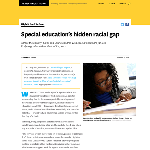 Special Educations Hidden Racial Gap >> Are Na Race And Special Education Special Educations Hidden Racial Gap >> Are Na Race And Special Education