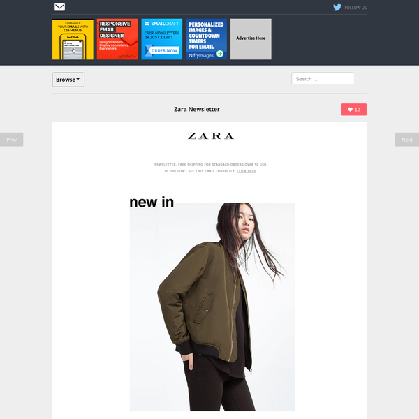Zara Newsletter — Are.na