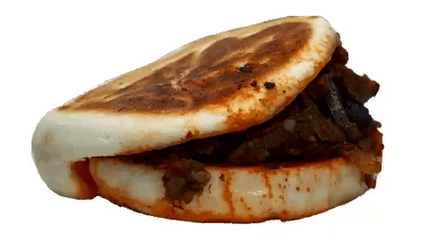 spicy cumin lamb burger, xi'an foods