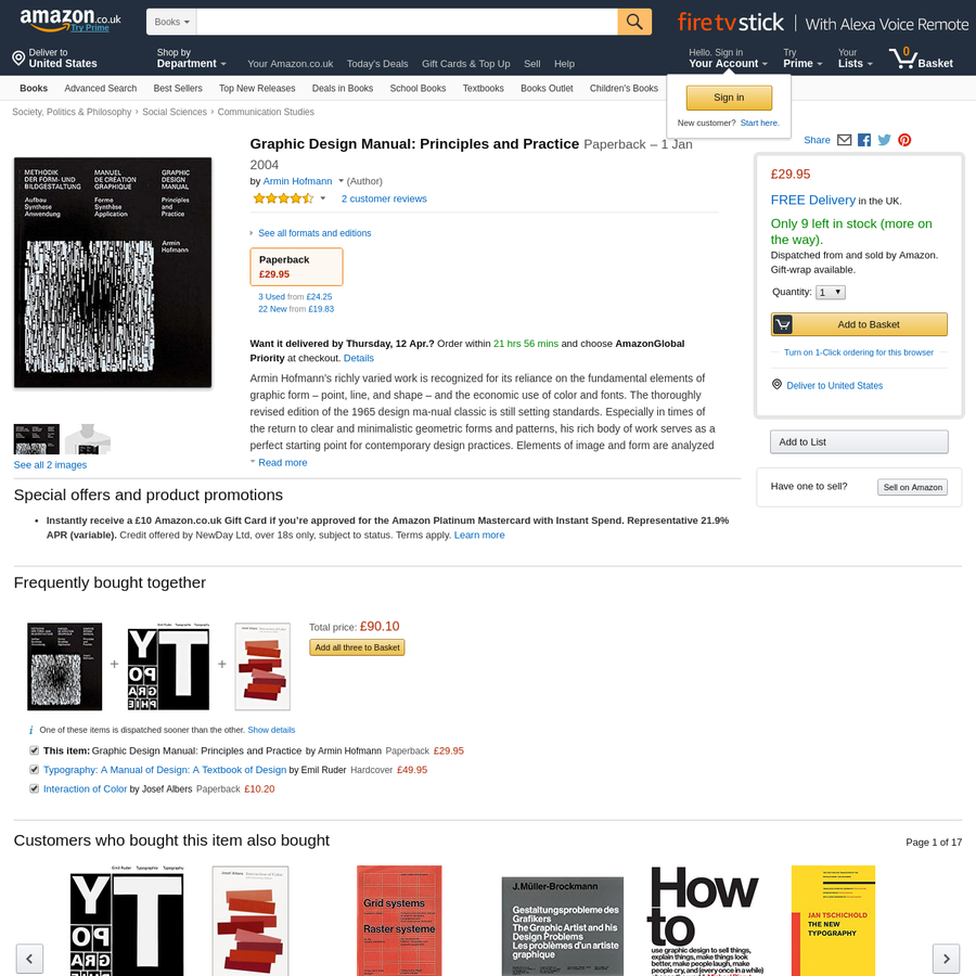 Graphic Design Manual: Principles and Practice