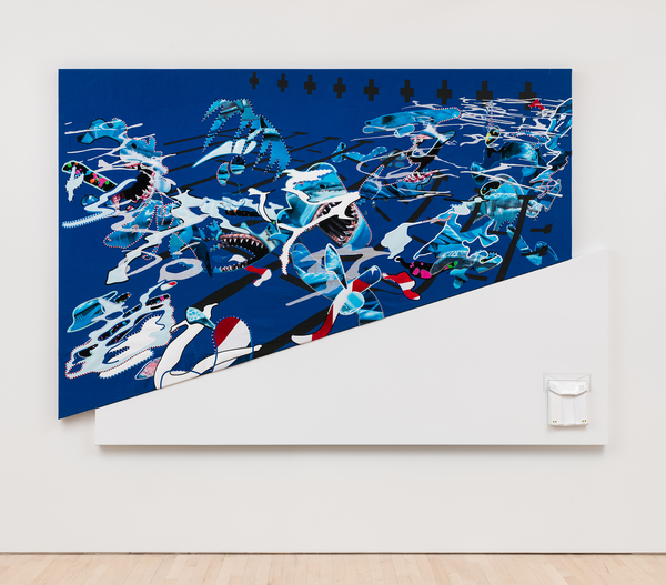 2018.04 Borna Sammak: Hey You're Part Of It, Not Yet Titled (Shark Painting), 2018 2018.04 Borna Sammak: Hey You're Part Of It, Not Yet Titled (Shark Painting), 2018
