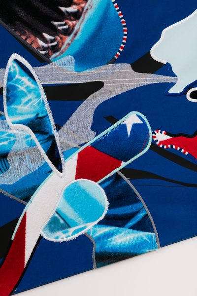 2018.04 Borna Sammak: Hey You're Part Of It, Not Yet Titled (Shark Painting)(detail), 2018 2018.04 Borna Sammak: Hey You're Part Of It, Not Yet Titled (Shark Painting)(detail), 2018
