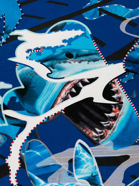 2018.04 Borna Sammak: Hey You're Part Of It, Not Yet Titled (Shark Painting)(detail), 2018 2018.04 Borna Sammak: Hey You're Part Of It, Not Yet Titled (Shark Painting)(detail), 2018