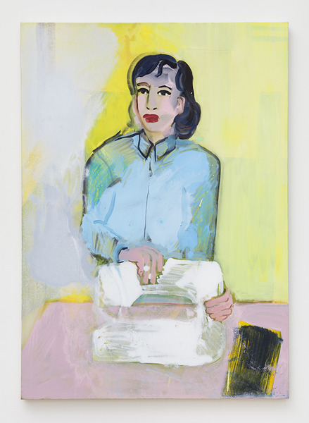 2014.05 Becky Kolsrud: We Alter And Repair, Woman with Sewing Machine, 2014 2014.05 Becky Kolsrud: We Alter And Repair, Woman with Sewing Machine, 2014