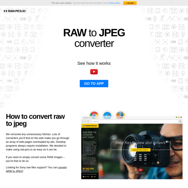Convert Raw To Jpeg Jpg Online Free Converter Raw Pics Io Are Na