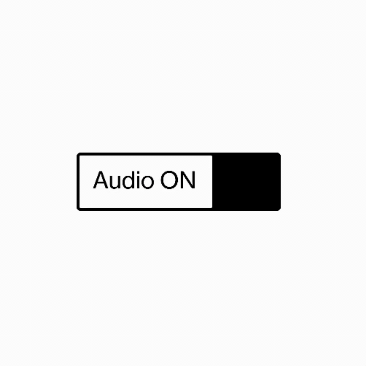 Audio toggle switch
