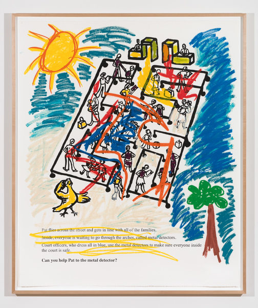 2018.10 Sable Elyse Smith: BOLO, Coloring Book 22, 2018 2018.10 Sable Elyse Smith: BOLO, Coloring Book 22, 2018