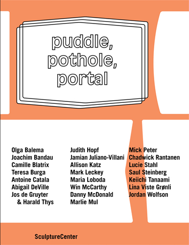 Publications, Puddle, Pothole, Portal, 2014 Publications, Puddle, Pothole, Portal, 2014
