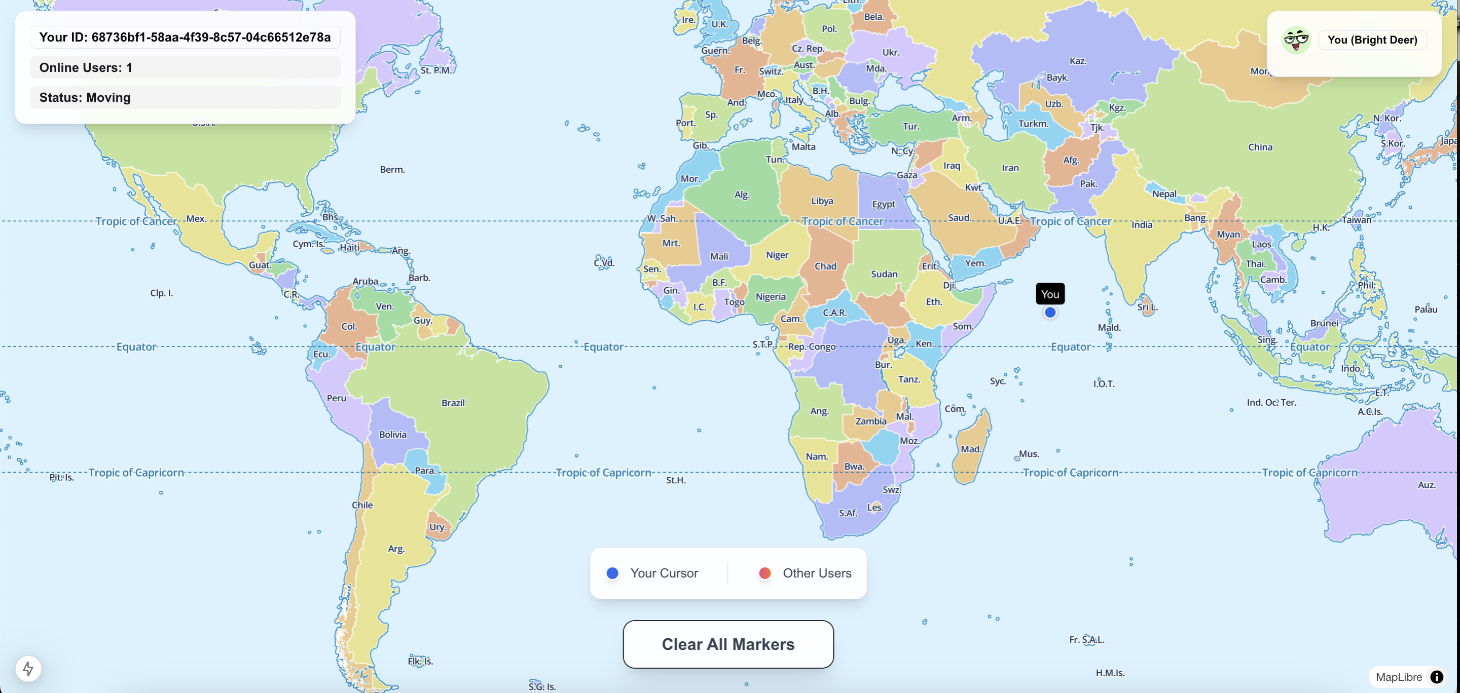 Collaborative Map Screenshot