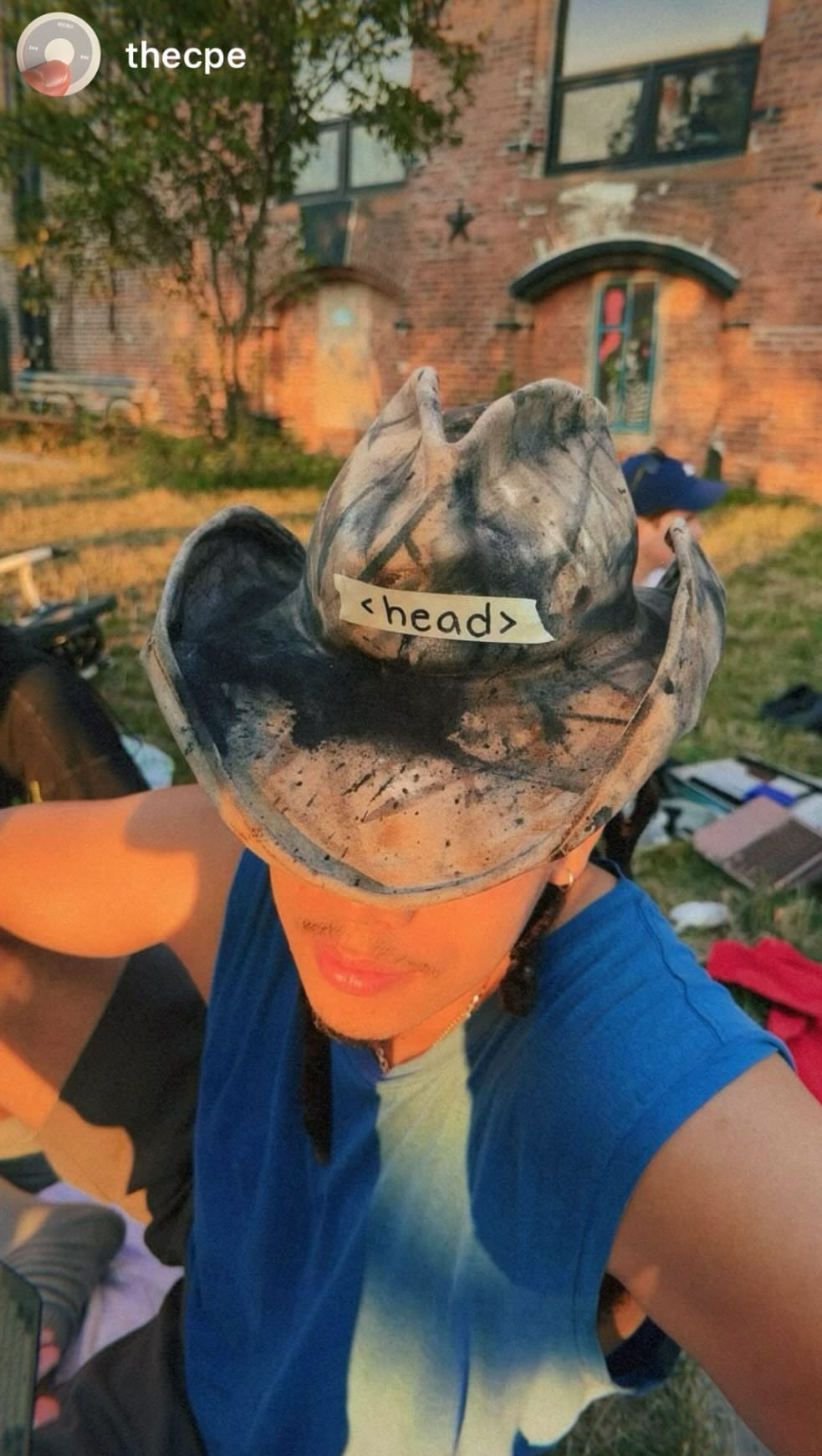 cowboy hat head element