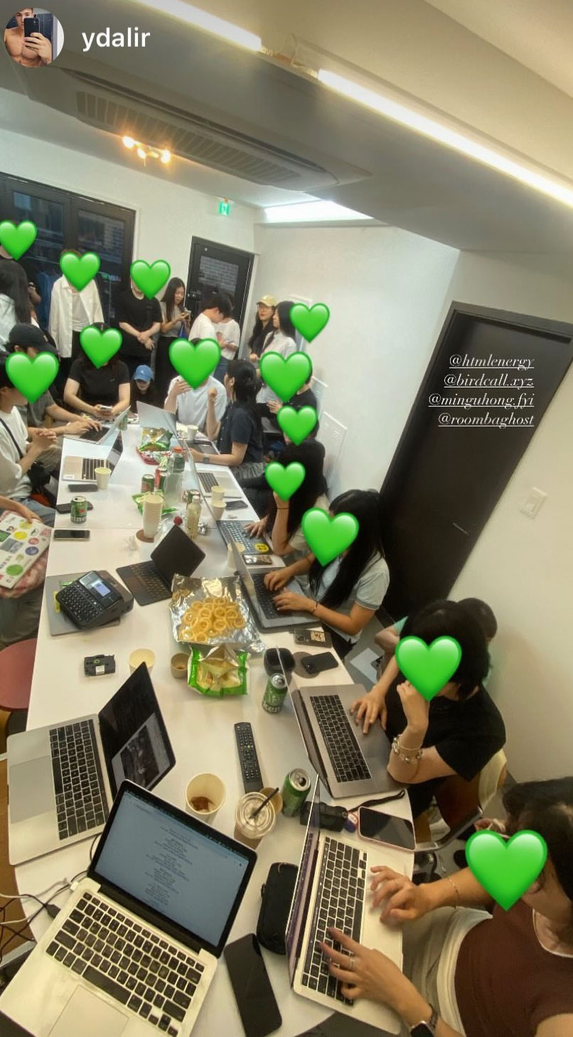 people gathering world wide on html day