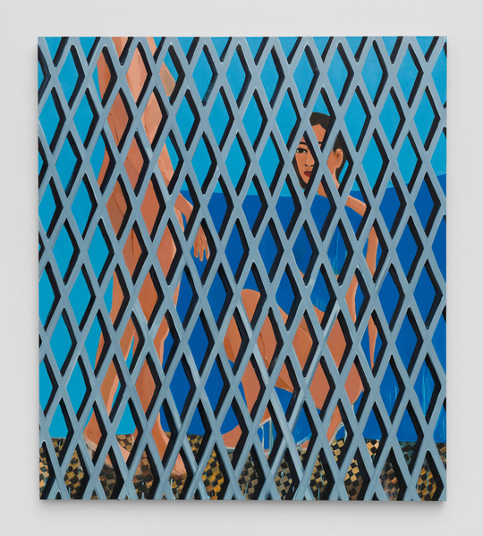 2019.03 Becky Kolsrud: Art Basel Hong Kong , Compression and Fragmentation (Double Figure/Checkered Floor), 2019 2019.03 Becky Kolsrud: Art Basel Hong Kong , Compression and Fragmentation (Double Figure/Checkered Floor), 2019