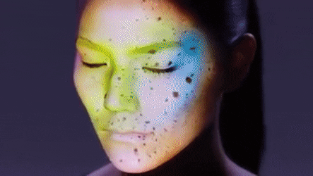 Real-Time Face Tracking & 3D Projection Mapping (by Nobumichi Asai)