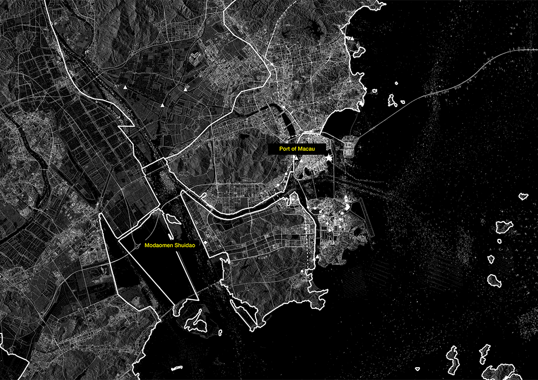 Multi-temporal aggregation of logistics and transportation infrastructures. Processed from data from Sentinel 1 between 2015-2020