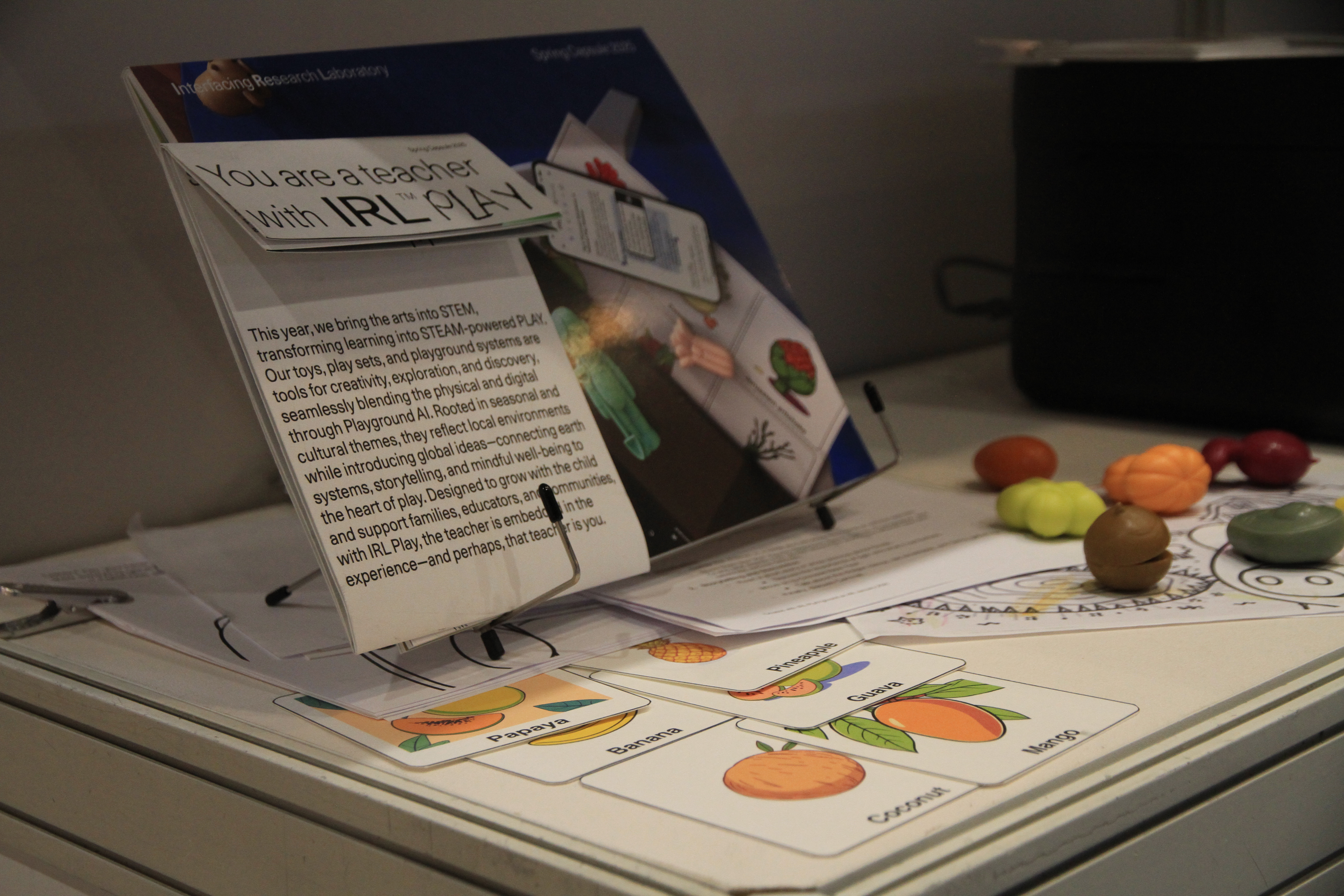 Catalogue, Pamphlet, and Generated Flash Cards