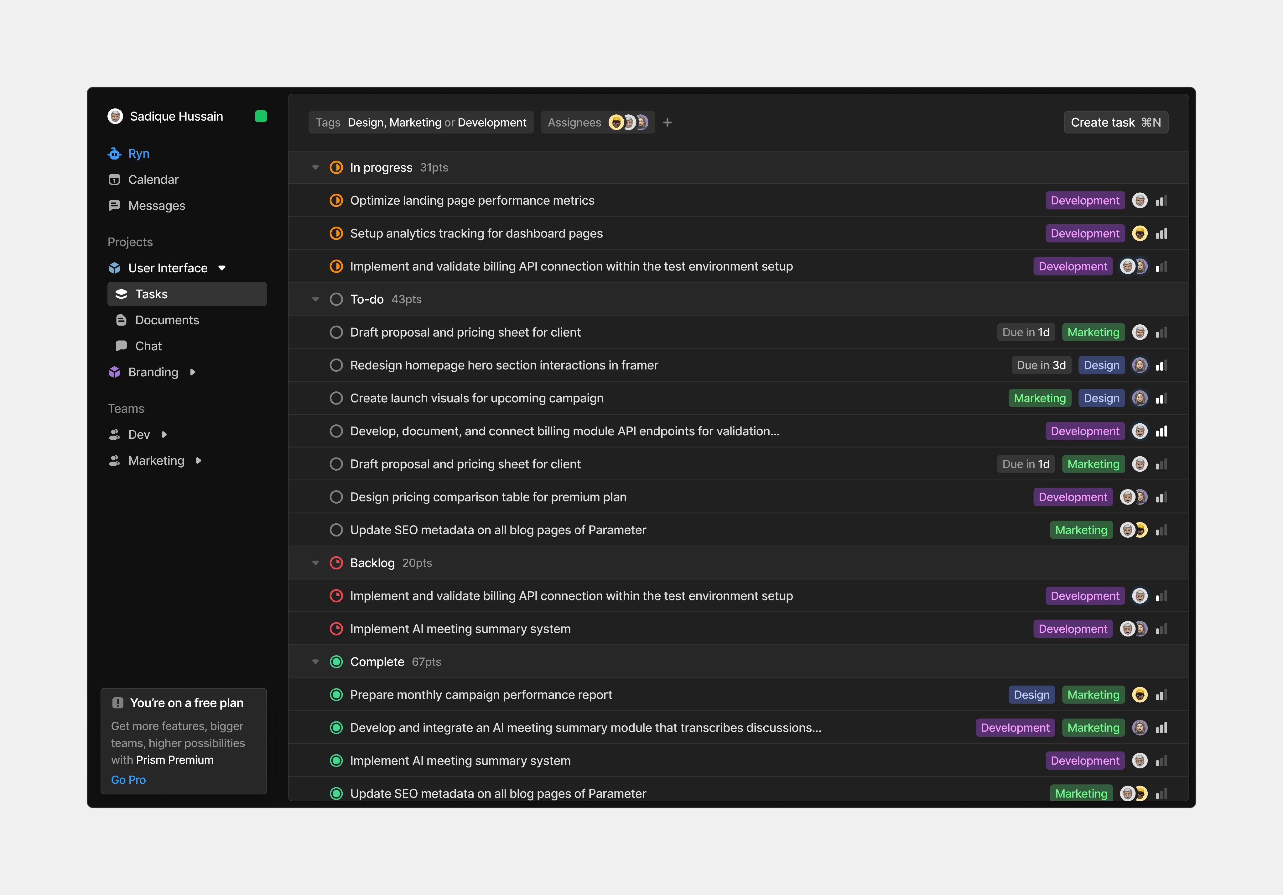 App Space Task View Appinspo - The latest trends in app visual interface design inspiration