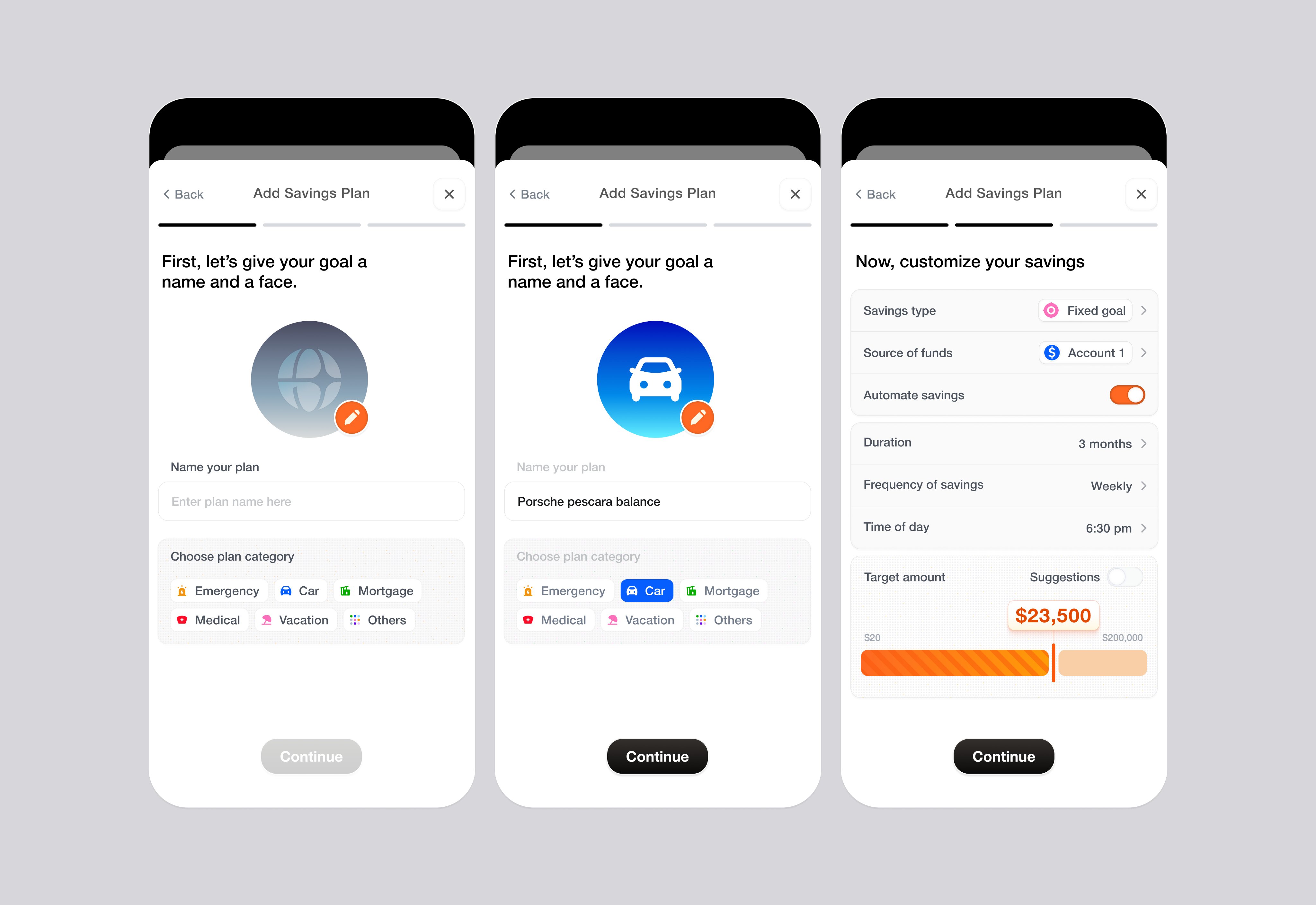 Spring Savings App Appinspo - The latest trends in app visual interface design inspiration