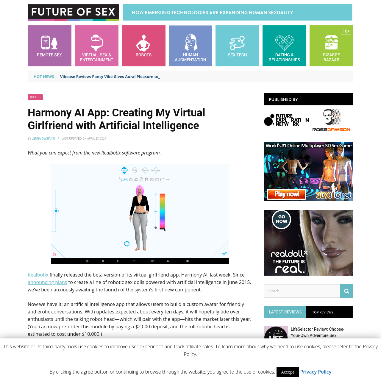 Harmony AI App: Creating My Virtual Girlfriend with Artificial Intelligence | Are.na Harmony AI App: Creating My Virtual Girlfriend with Artificial Intelligence | Are.na