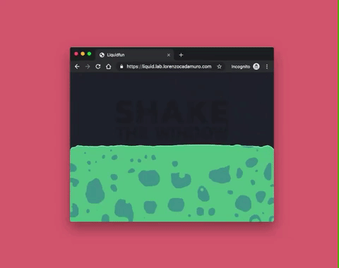 Liquid simulation on WebAssembly и WebGL