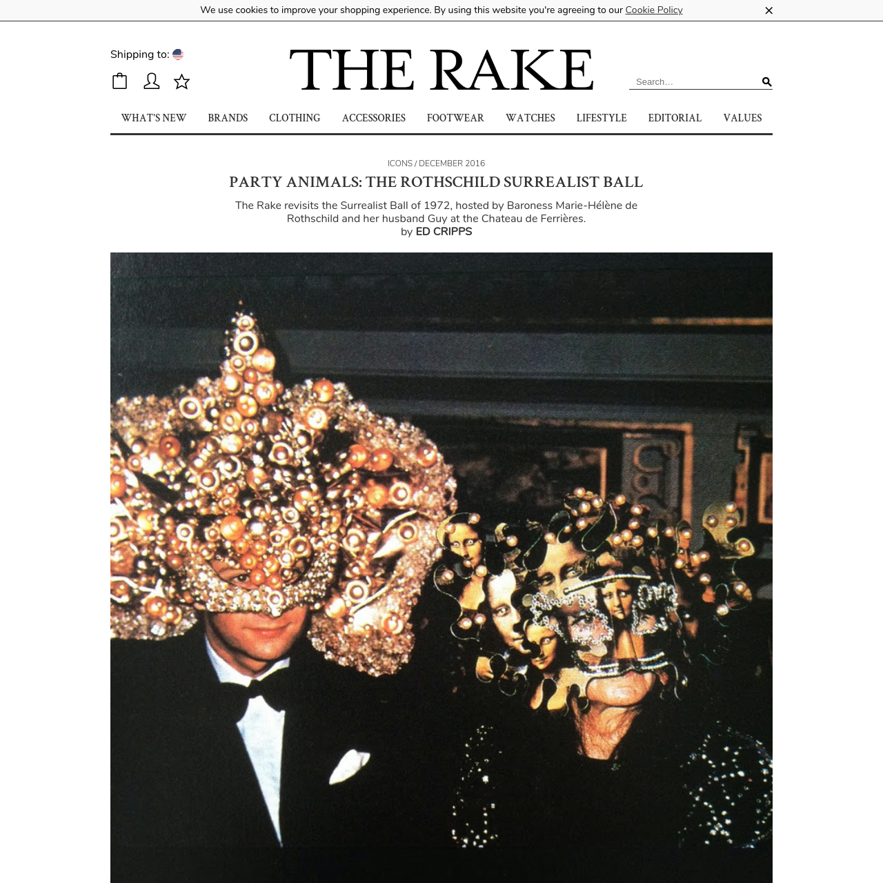 Party Animals: The Rothschild Surrealist Ball | The Rake β Party Animals: The Rothschild Surrealist Ball | The Rake β