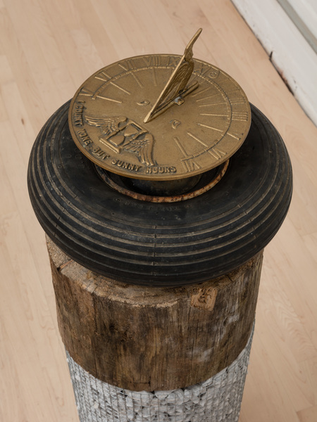 2019.11 Charles Harlan: Mountain Lake, Sundial (detail), 2019 2019.11 Charles Harlan: Mountain Lake, Sundial (detail), 2019