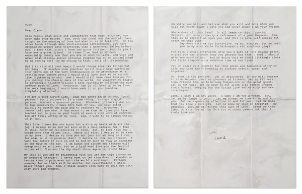 Glen Fogel, From Jamie (August 20, diptych), 2010 Glen Fogel, From Jamie (August 20, diptych), 2010