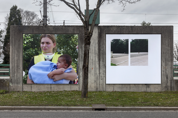 Anna-Sophie Berger, left: teresa in serbia; right: diptych (shelter), both 2016 Anna-Sophie Berger, left: teresa in serbia; right: diptych (shelter), both 2016