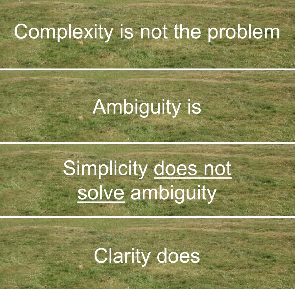 Thumbnail of Complexity is not the problem
