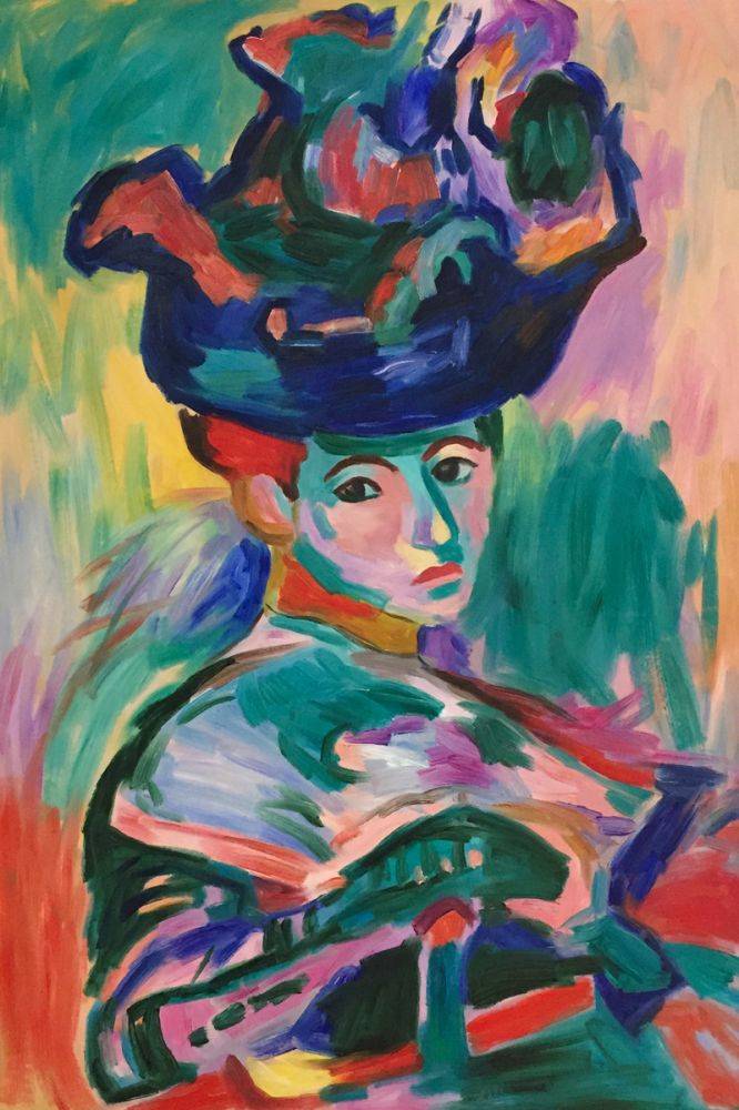 Henri Matisse Woman With A Hat Femme Au Chapeau 1905 Are na henri-matisse-woman-with-a-hat-femme-au-chapeau-1905-are-na