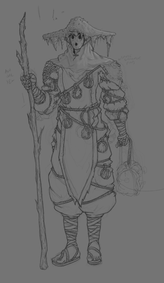 Concept Art. Druid of the Spore