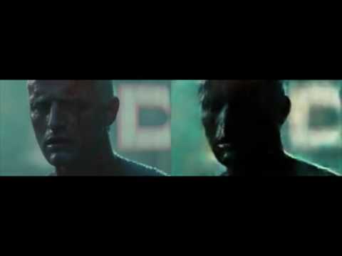 The film Blade Runner (1982) reconstructed frame by frame using a type of artificial neural network called an autoencoder. This is a side by side comparison of the 'Tears in the rain' scene. The autoencoder was trained to reconstruct the individual frames from the film using the learned similarity architecture proposed by Larsen et al.