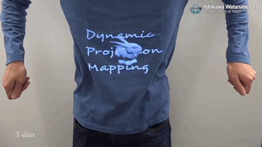 Dynamic projection mapping onto deformin...