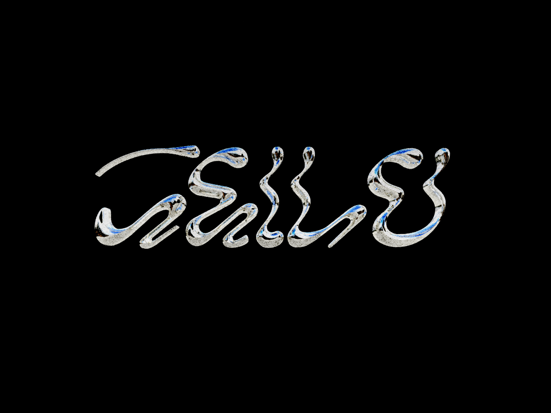 "Tell U" lettering concept