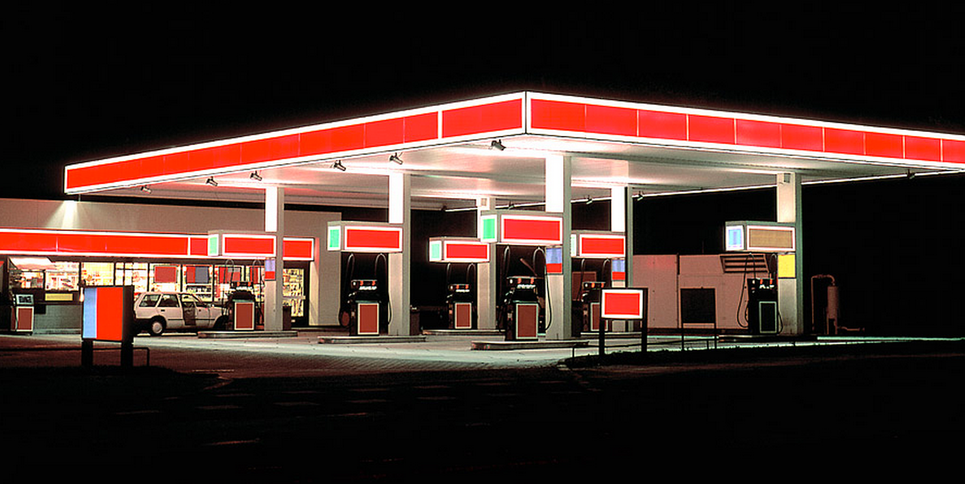 gas station